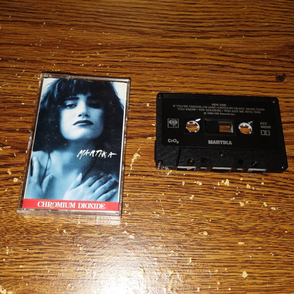 Martika (self-titled album) on cassette (CBS Records, Canada, 1988)
